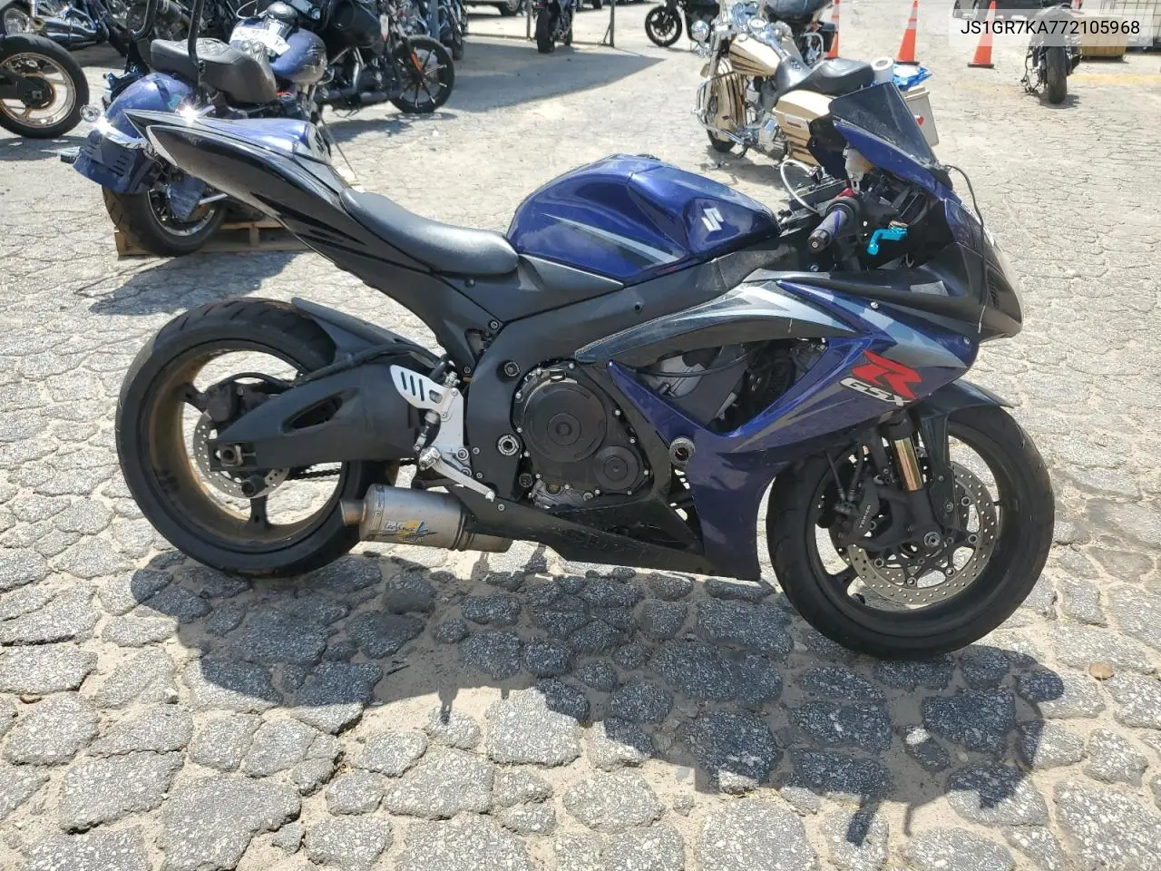 2007 Suzuki Gsx-R750 VIN: JS1GR7KA772105968 Lot: 55139745