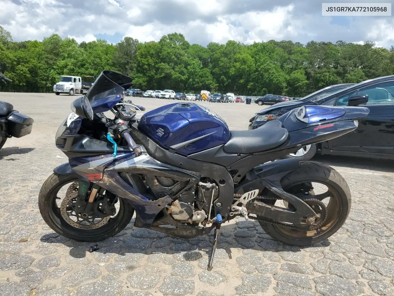 2007 Suzuki Gsx-R750 VIN: JS1GR7KA772105968 Lot: 55139745