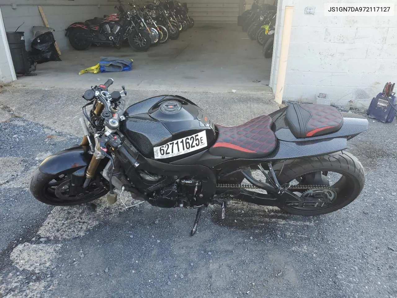 2007 Suzuki Gsx-R600 VIN: JS1GN7DA972117127 Lot: 62711625
