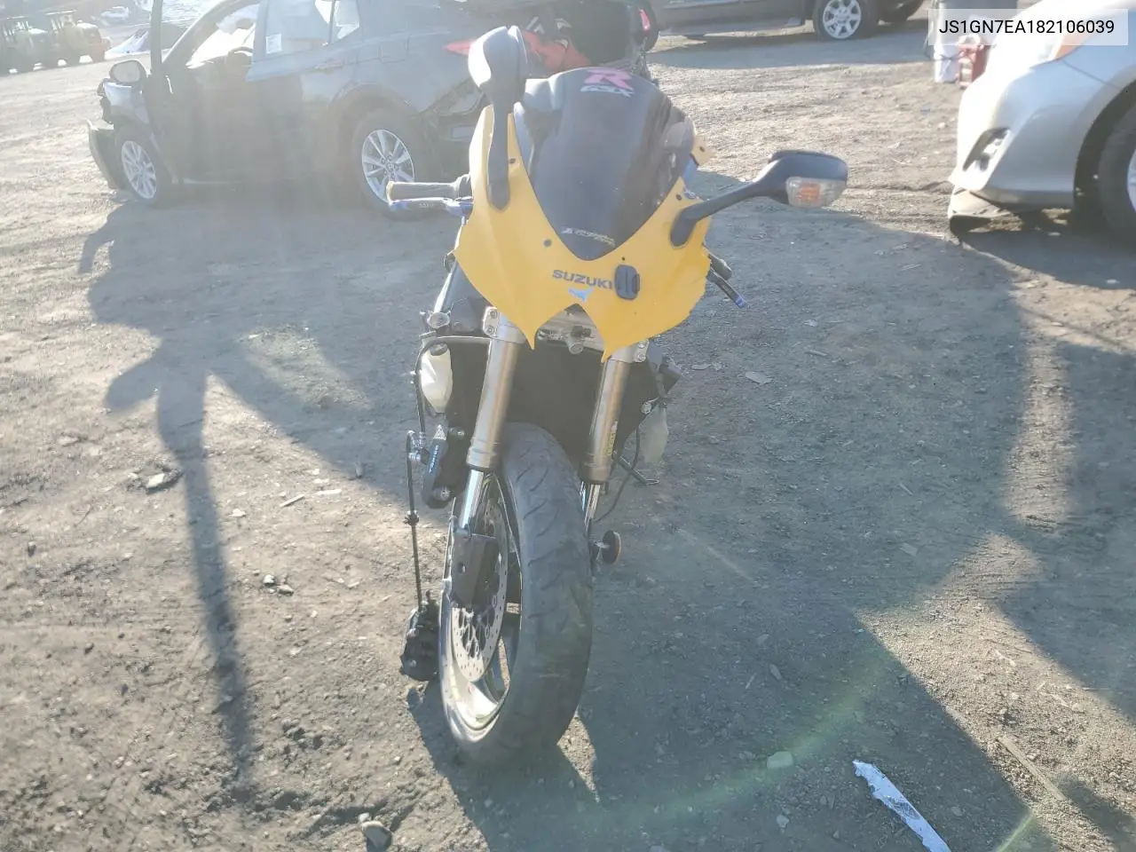 2008 Suzuki Gsx-R600 VIN: JS1GN7EA182106039 Lot: 42400935