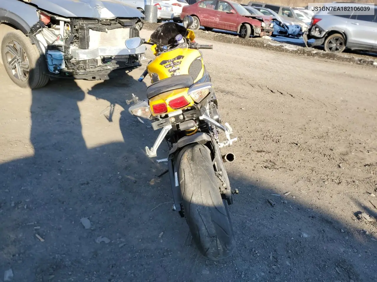 2008 Suzuki Gsx-R600 VIN: JS1GN7EA182106039 Lot: 42400935