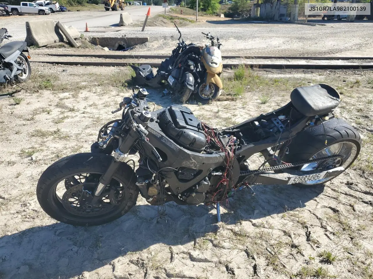 2008 Suzuki Gsx-R750 VIN: JS1GR7LA982100139 Lot: 52883495