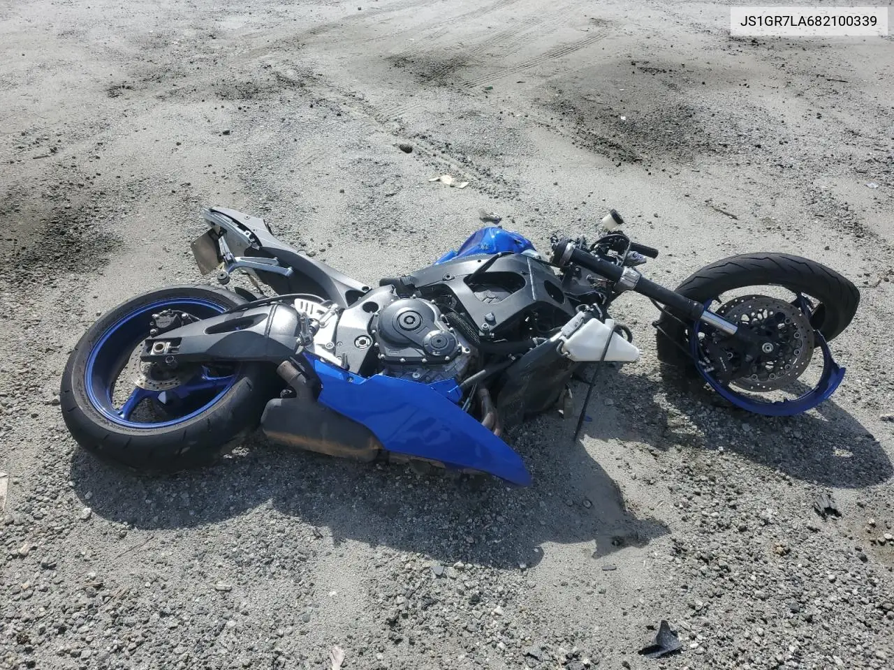 2008 Suzuki Gsx-R750 VIN: JS1GR7LA682100339 Lot: 55310385