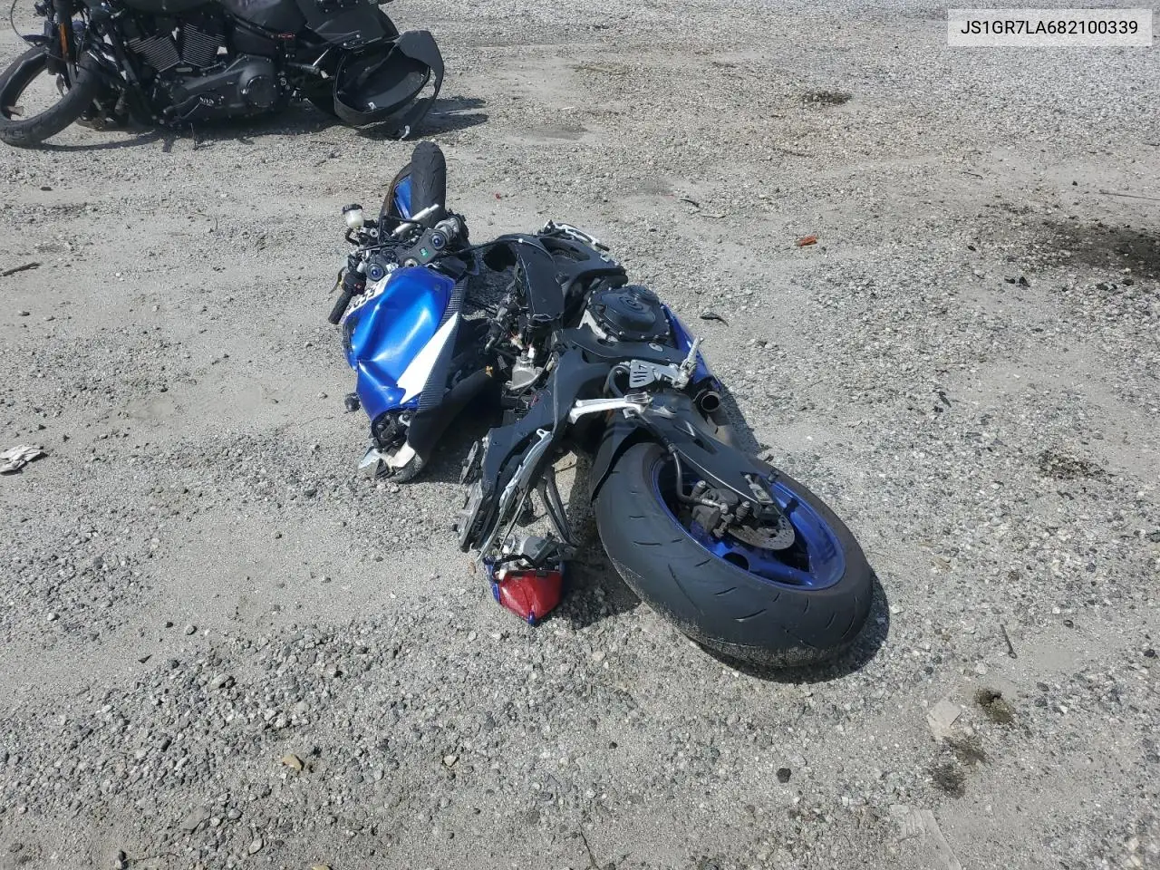2008 Suzuki Gsx-R750 VIN: JS1GR7LA682100339 Lot: 55310385