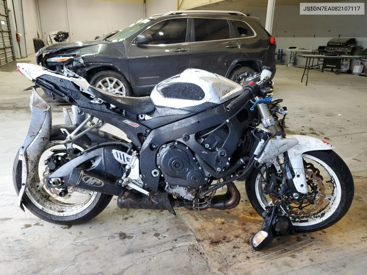 2008 Suzuki Gsx-R600 VIN: JS1GN7EA082107117 Lot: 56393475