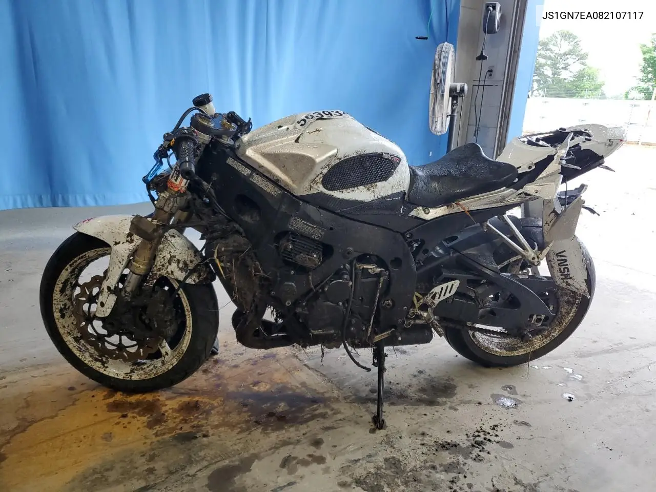 2008 Suzuki Gsx-R600 VIN: JS1GN7EA082107117 Lot: 56393475