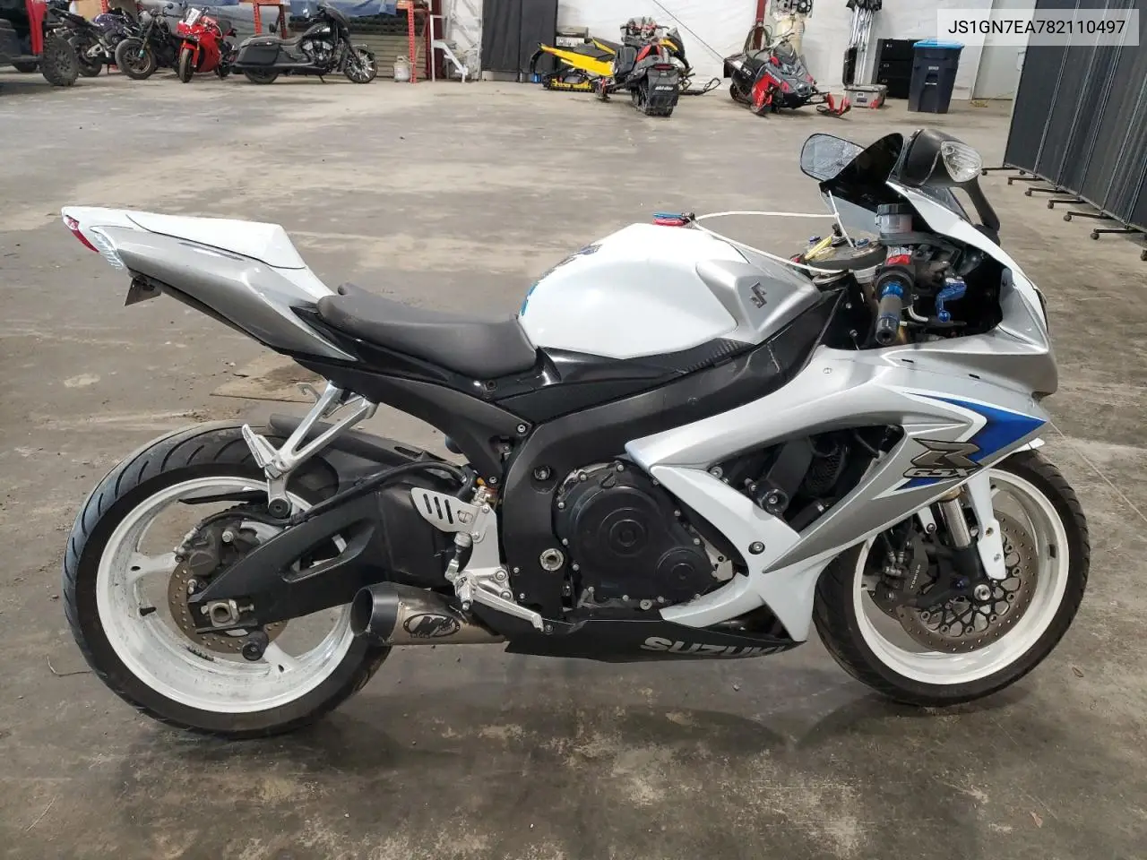 2008 Suzuki Gsx-R600 VIN: JS1GN7EA782110497 Lot: 61221335