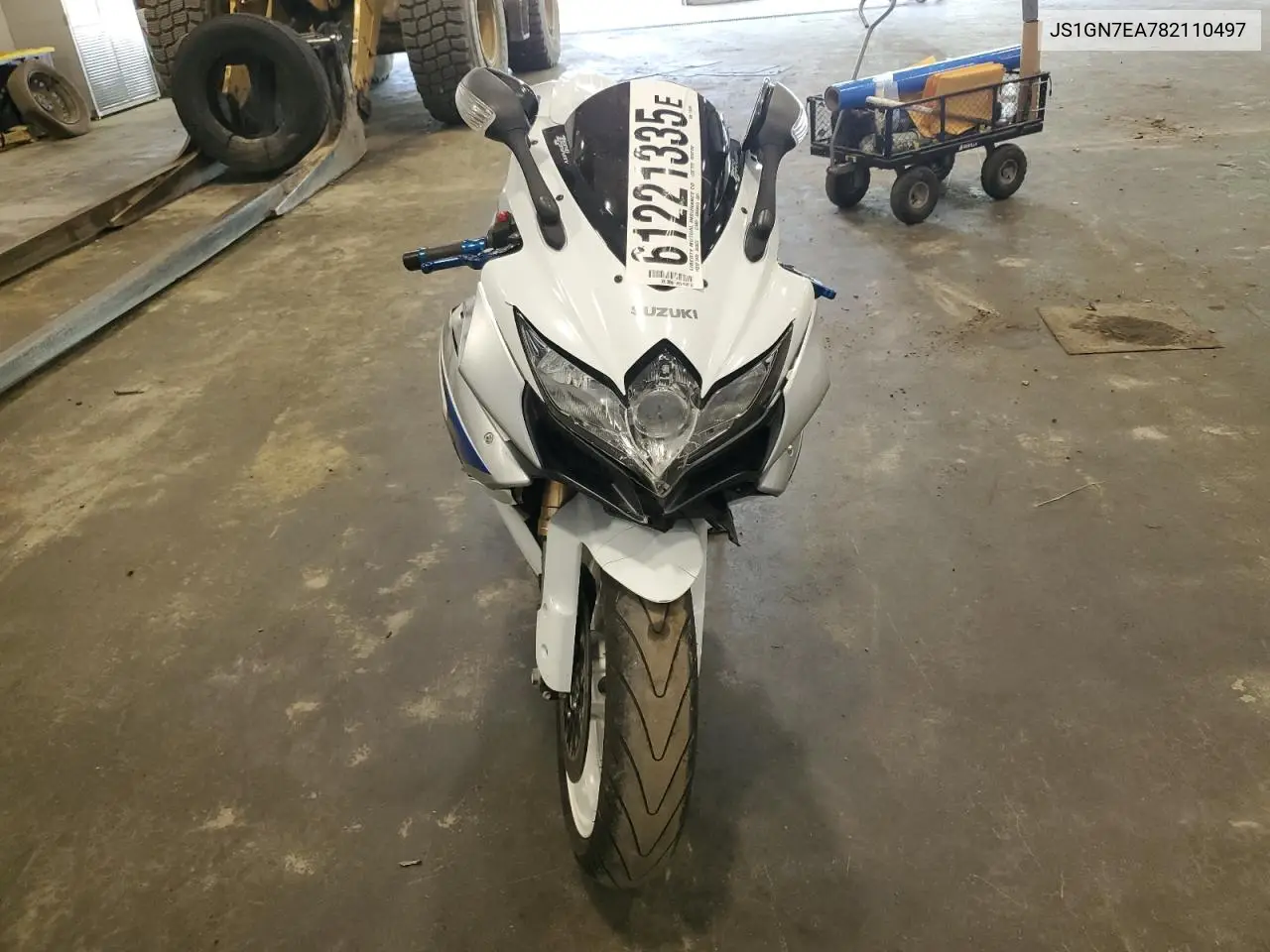 2008 Suzuki Gsx-R600 VIN: JS1GN7EA782110497 Lot: 61221335