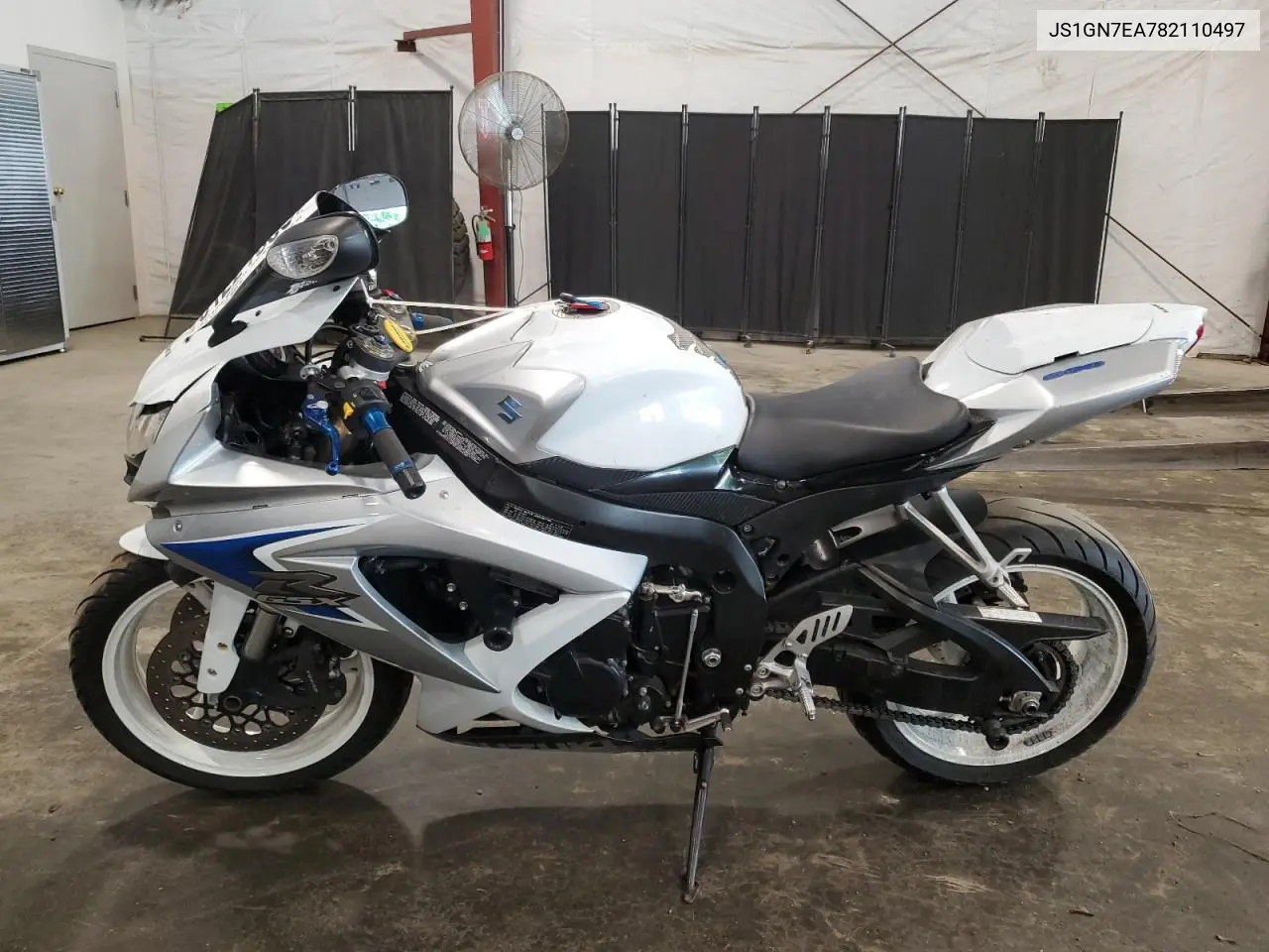 2008 Suzuki Gsx-R600 VIN: JS1GN7EA782110497 Lot: 61221335