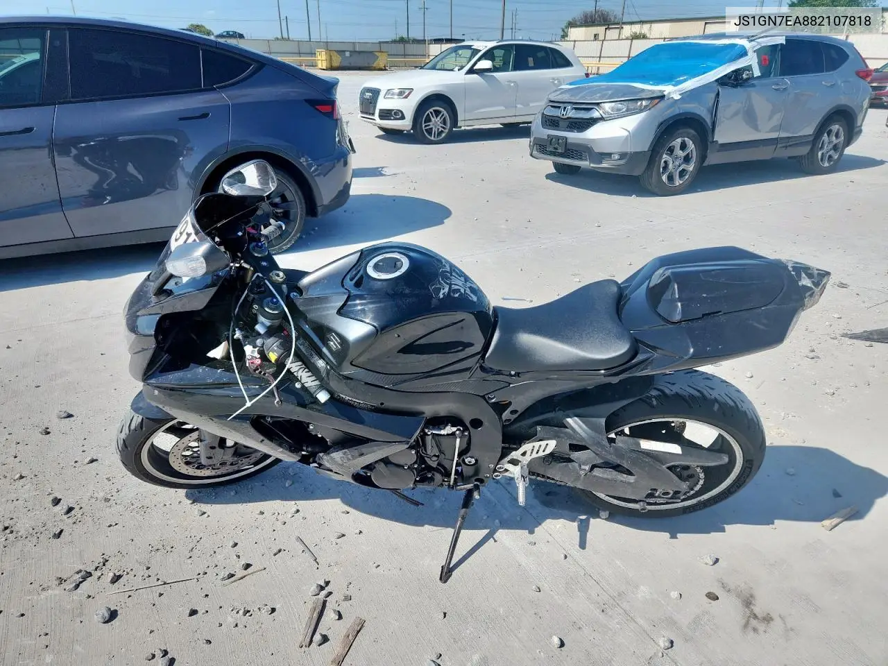 2008 Suzuki Gsx-R600 VIN: JS1GN7EA882107818 Lot: 61657915