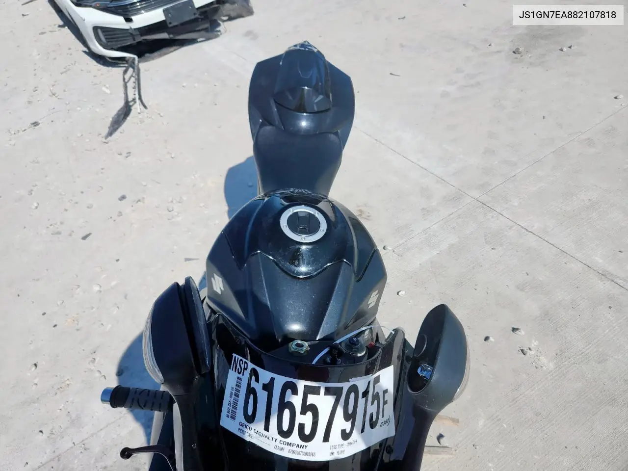 2008 Suzuki Gsx-R600 VIN: JS1GN7EA882107818 Lot: 61657915