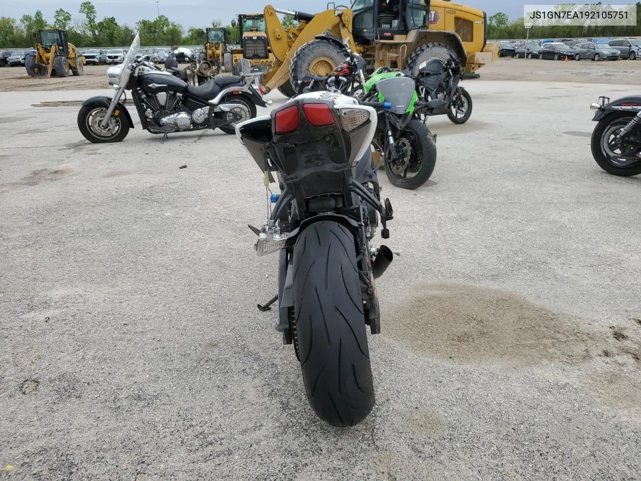 2009 Suzuki Gsx-R600 VIN: JS1GN7EA192105751 Lot: 50709015