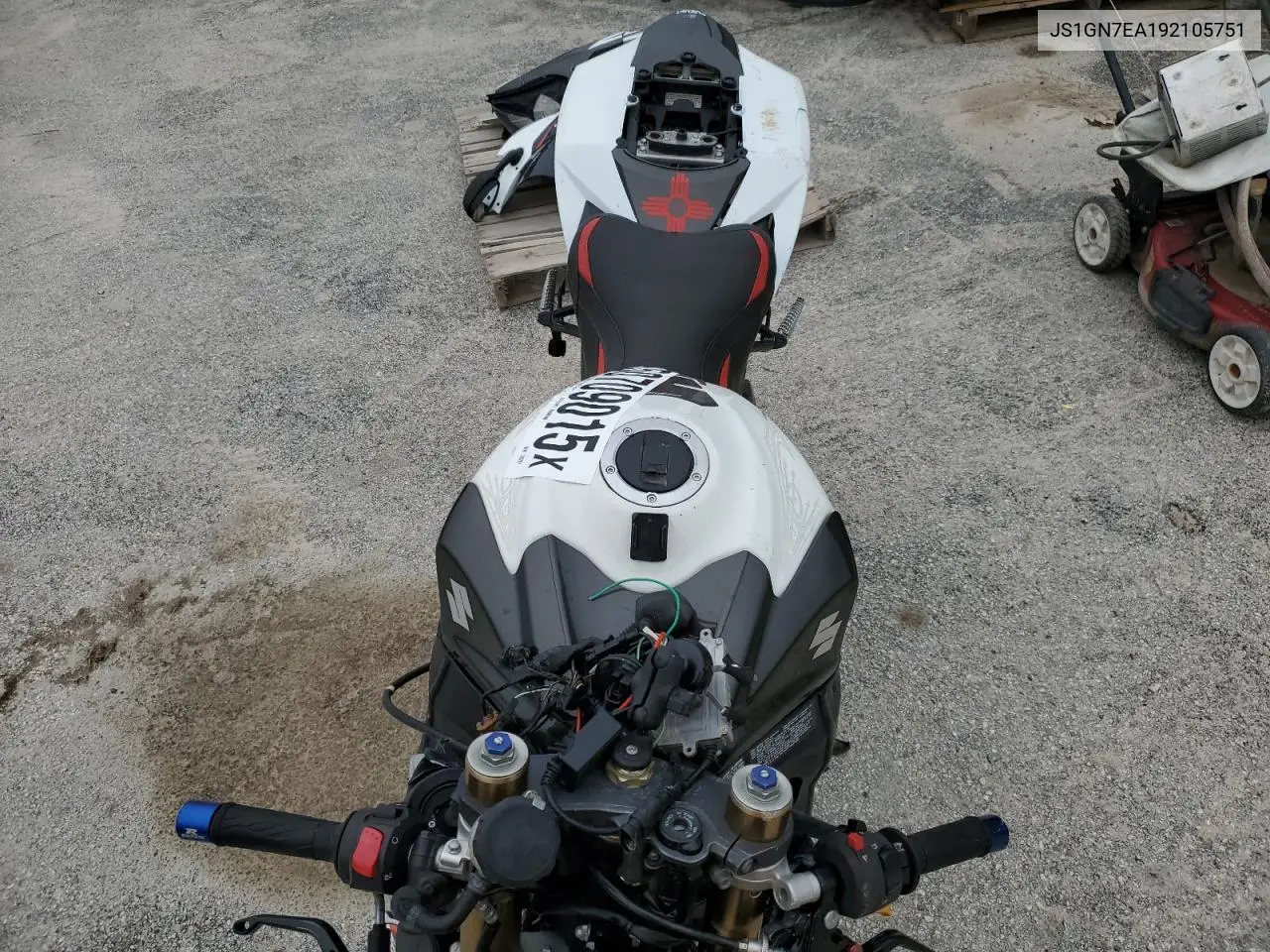 2009 Suzuki Gsx-R600 VIN: JS1GN7EA192105751 Lot: 50709015