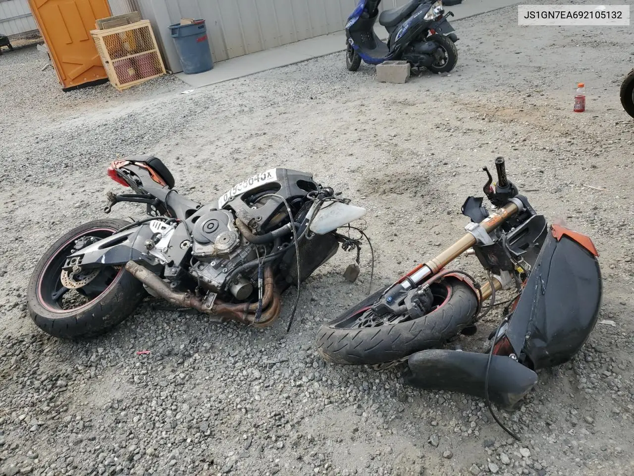 2009 Suzuki Gsx-R600 VIN: JS1GN7EA692105132 Lot: 61938645