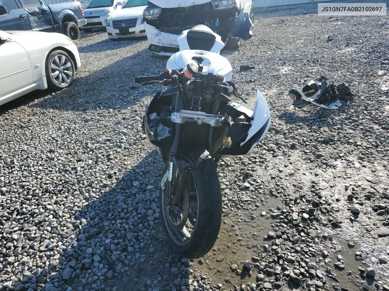 2011 Suzuki Gsx-R600 VIN: JS1GN7FA0B2102697 Lot: 51923425