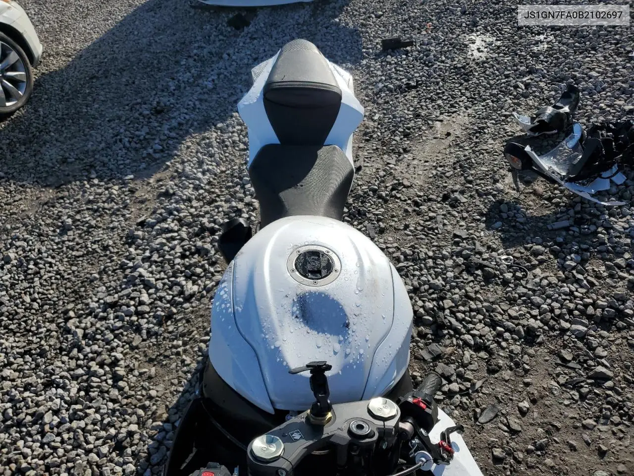 2011 Suzuki Gsx-R600 VIN: JS1GN7FA0B2102697 Lot: 51923425