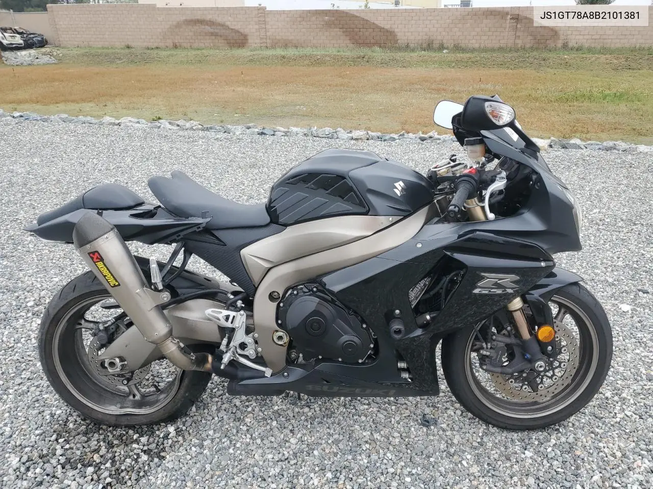 2011 Suzuki Gsx-R1000 VIN: JS1GT78A8B2101381 Lot: 55529295