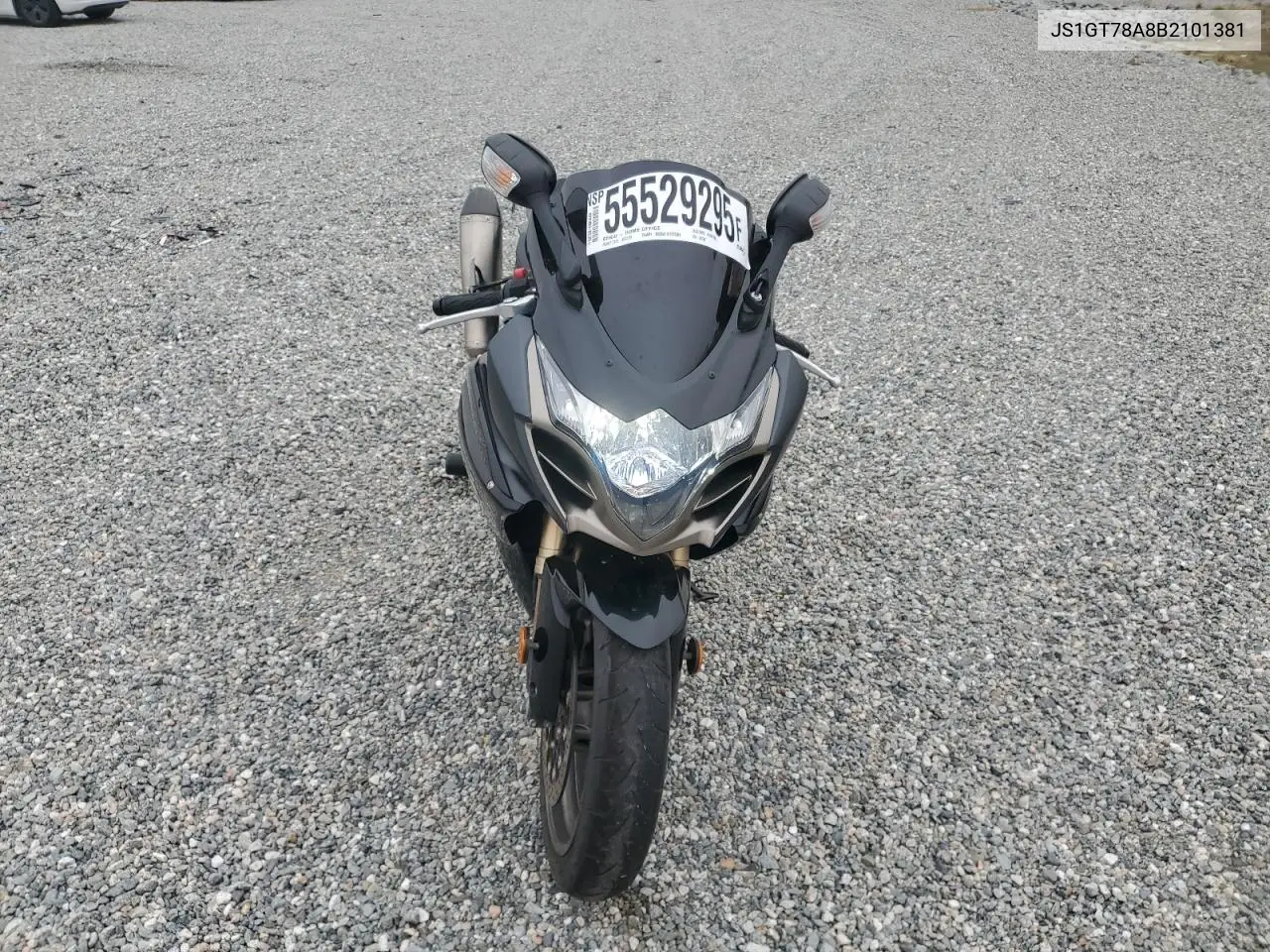 2011 Suzuki Gsx-R1000 VIN: JS1GT78A8B2101381 Lot: 55529295