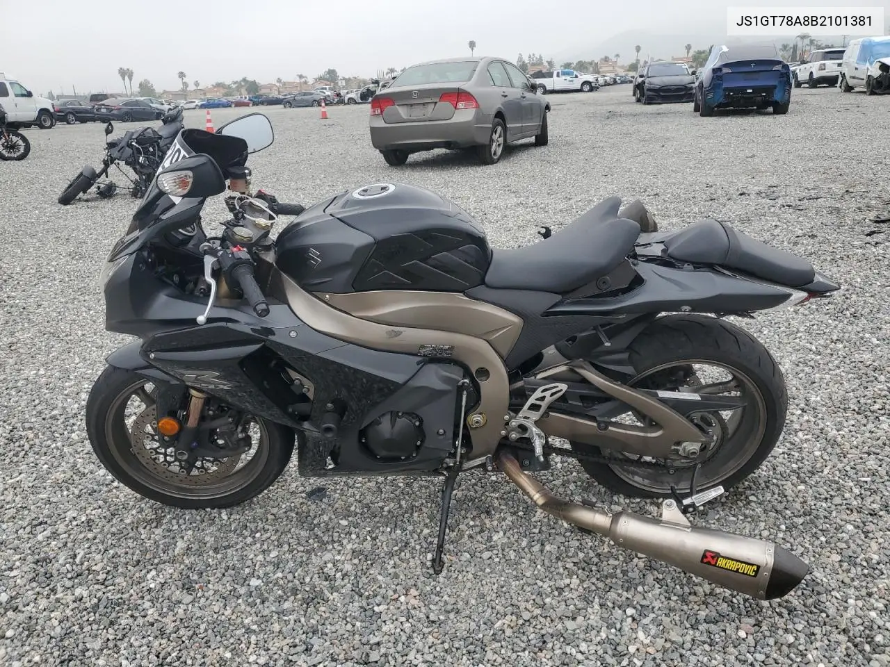 2011 Suzuki Gsx-R1000 VIN: JS1GT78A8B2101381 Lot: 55529295