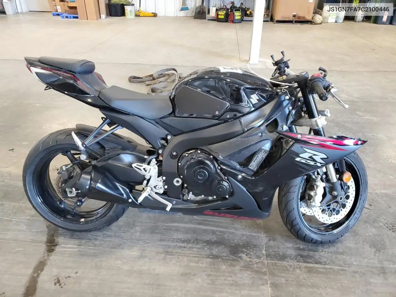 2012 Suzuki Gsx-R600 VIN: JS1GN7FA7C2100446 Lot: 62119285