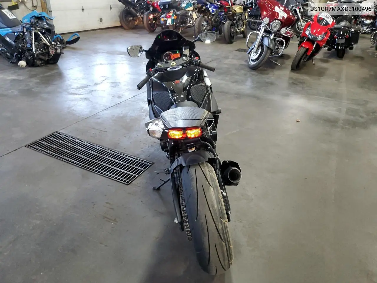 2013 Suzuki Gsx-R750 VIN: JS1GR7MAXD2100496 Lot: 55096245