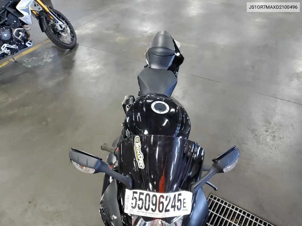 2013 Suzuki Gsx-R750 VIN: JS1GR7MAXD2100496 Lot: 55096245