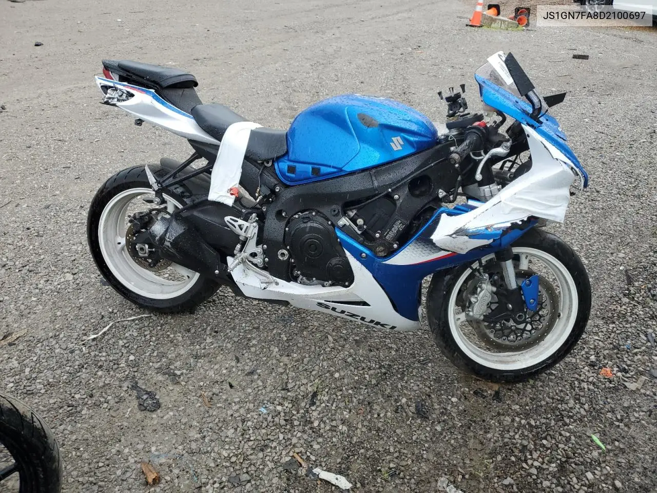 2013 Suzuki Gsx-R600 VIN: JS1GN7FA8D2100697 Lot: 61581665