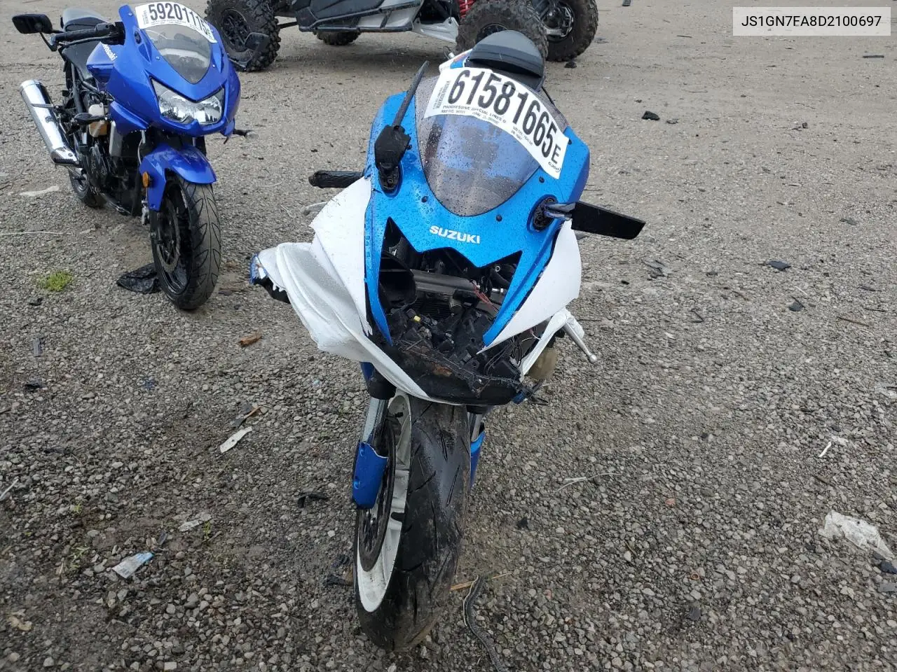 2013 Suzuki Gsx-R600 VIN: JS1GN7FA8D2100697 Lot: 61581665