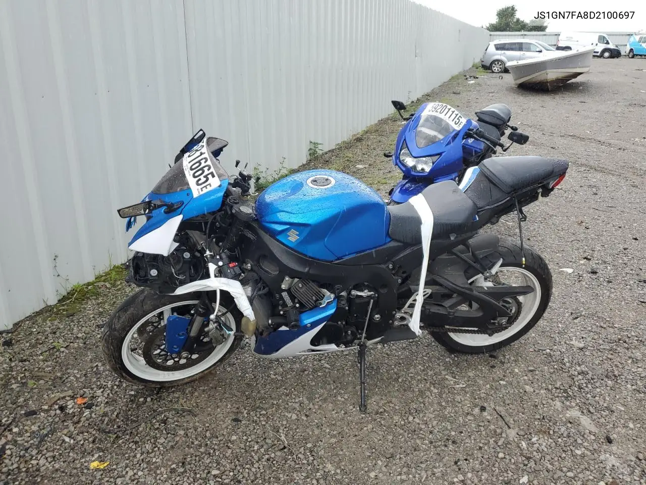 2013 Suzuki Gsx-R600 VIN: JS1GN7FA8D2100697 Lot: 61581665