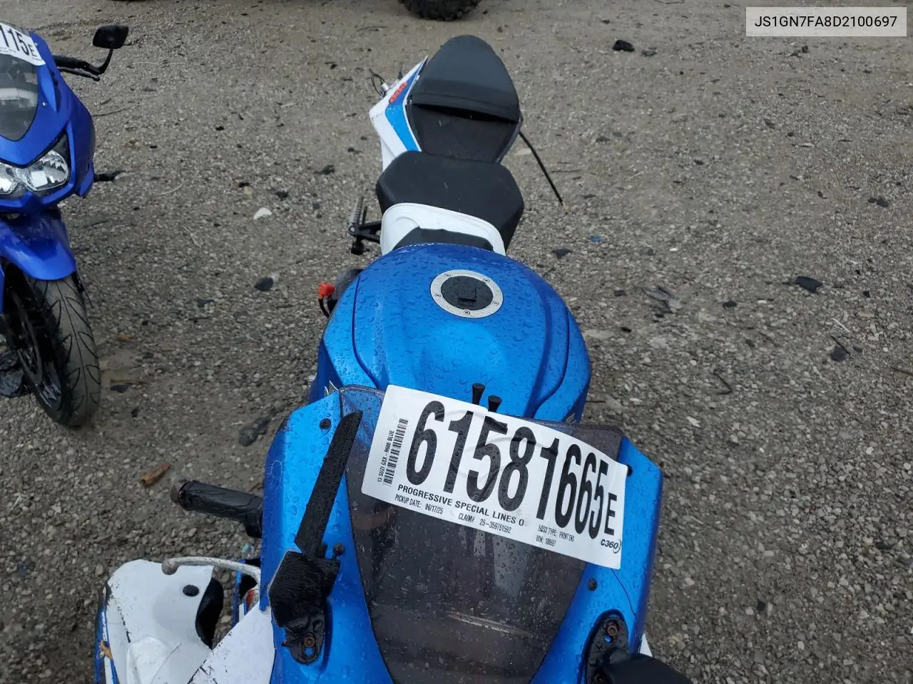 2013 Suzuki Gsx-R600 VIN: JS1GN7FA8D2100697 Lot: 61581665
