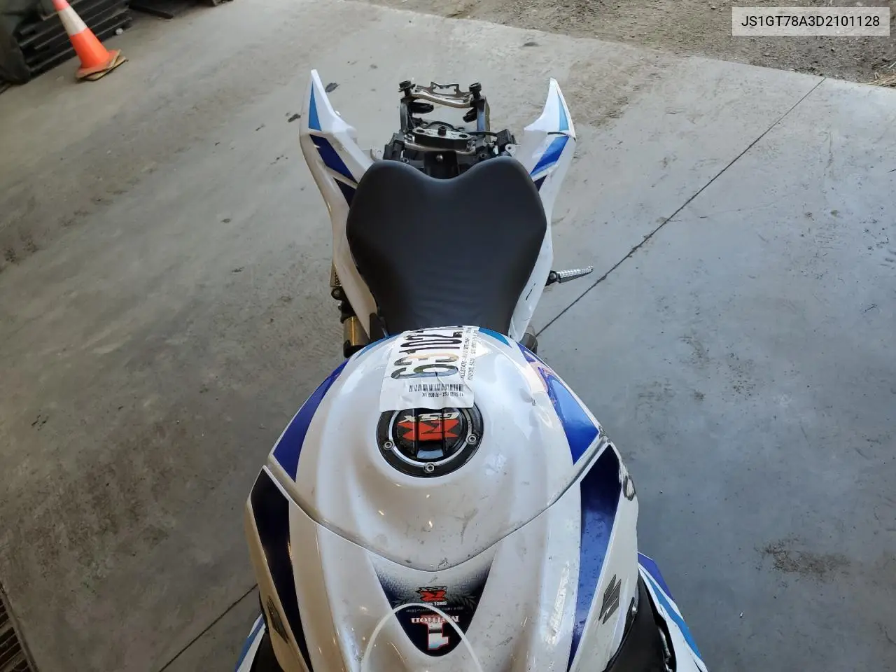 2013 Suzuki Gsx-R1000 VIN: JS1GT78A3D2101128 Lot: 63102135