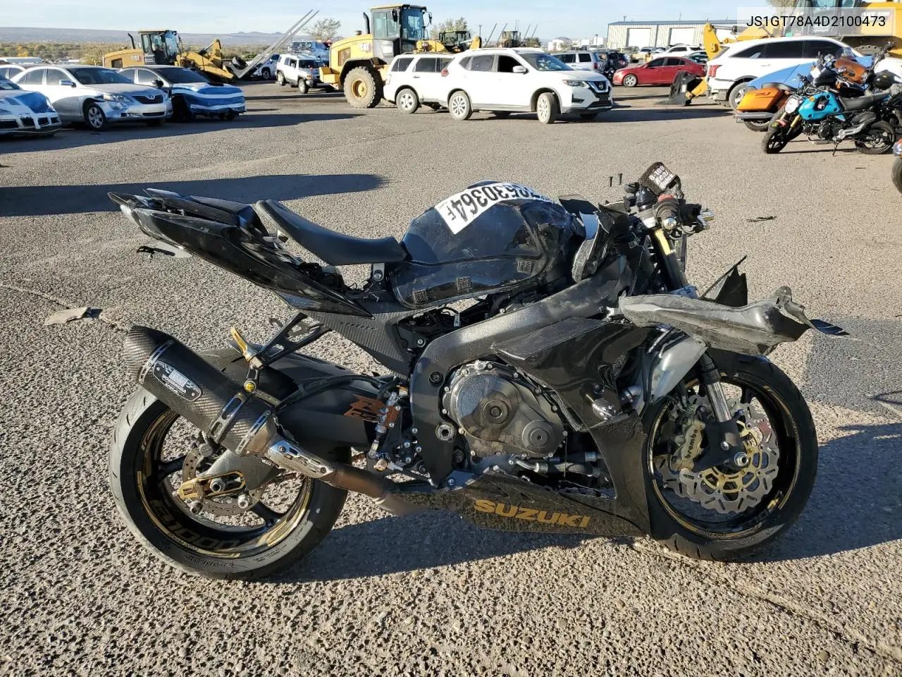 2013 Suzuki Gsx-R1000 VIN: JS1GT78A4D2100473 Lot: 78530364