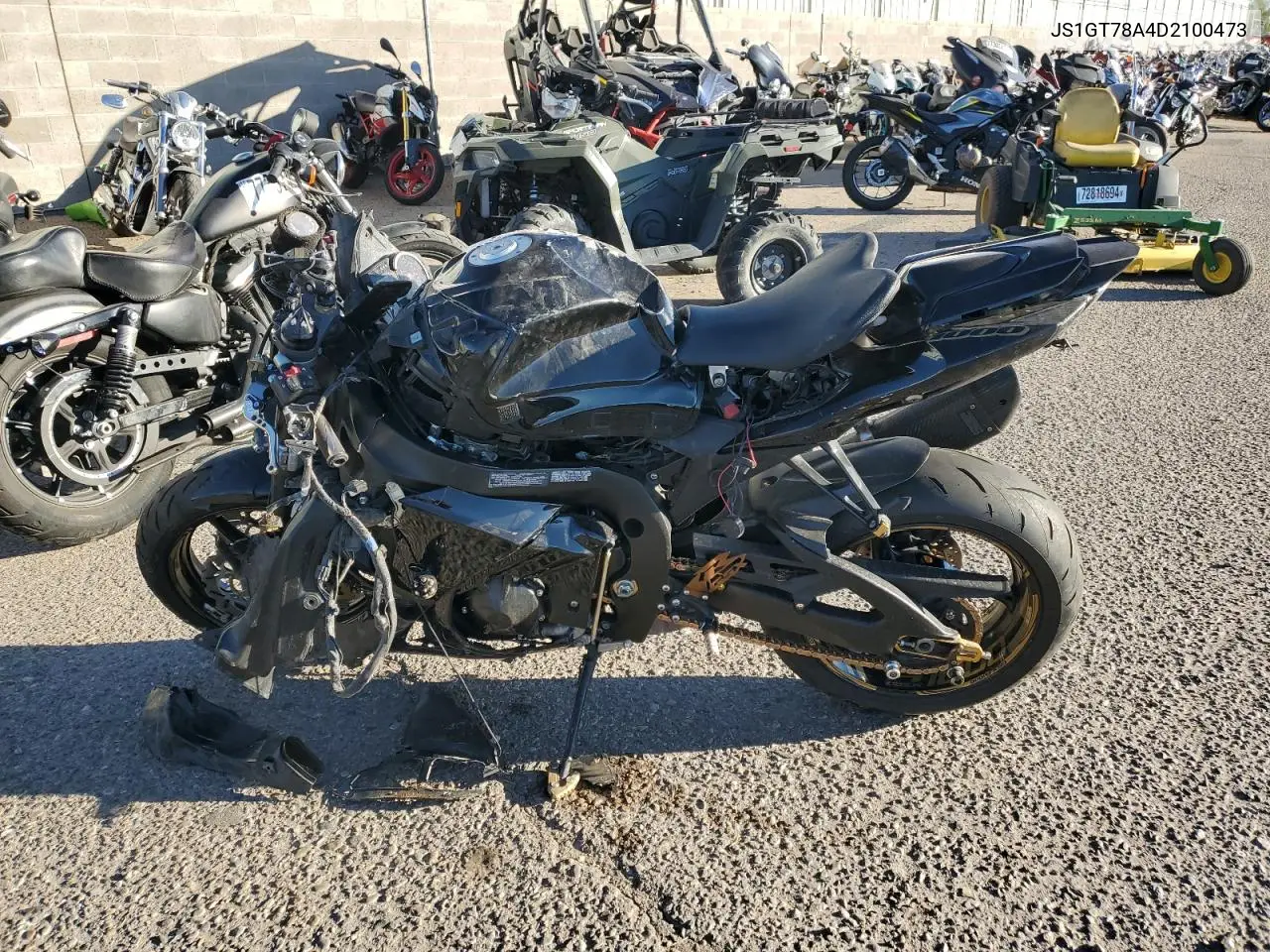 2013 Suzuki Gsx-R1000 VIN: JS1GT78A4D2100473 Lot: 78530364