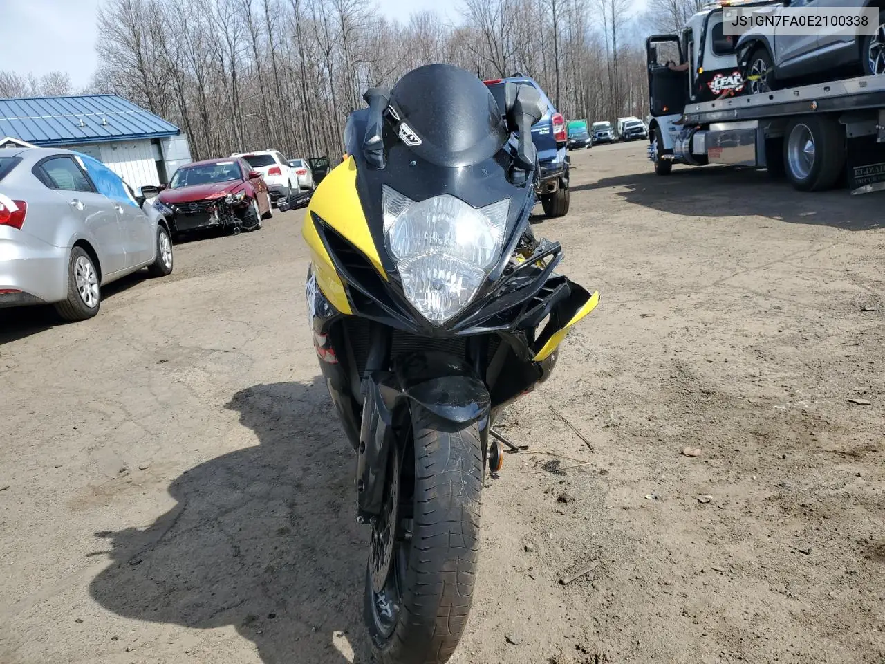 2014 Suzuki Gsx-R600 VIN: JS1GN7FA0E2100338 Lot: 53602385