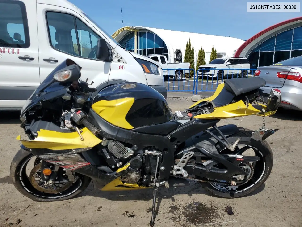 2014 Suzuki Gsx-R600 VIN: JS1GN7FA0E2100338 Lot: 53602385