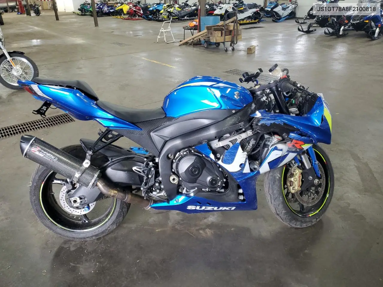 2015 Suzuki Gsx-R1000 VIN: JS1GT78A8F2100818 Lot: 52789685