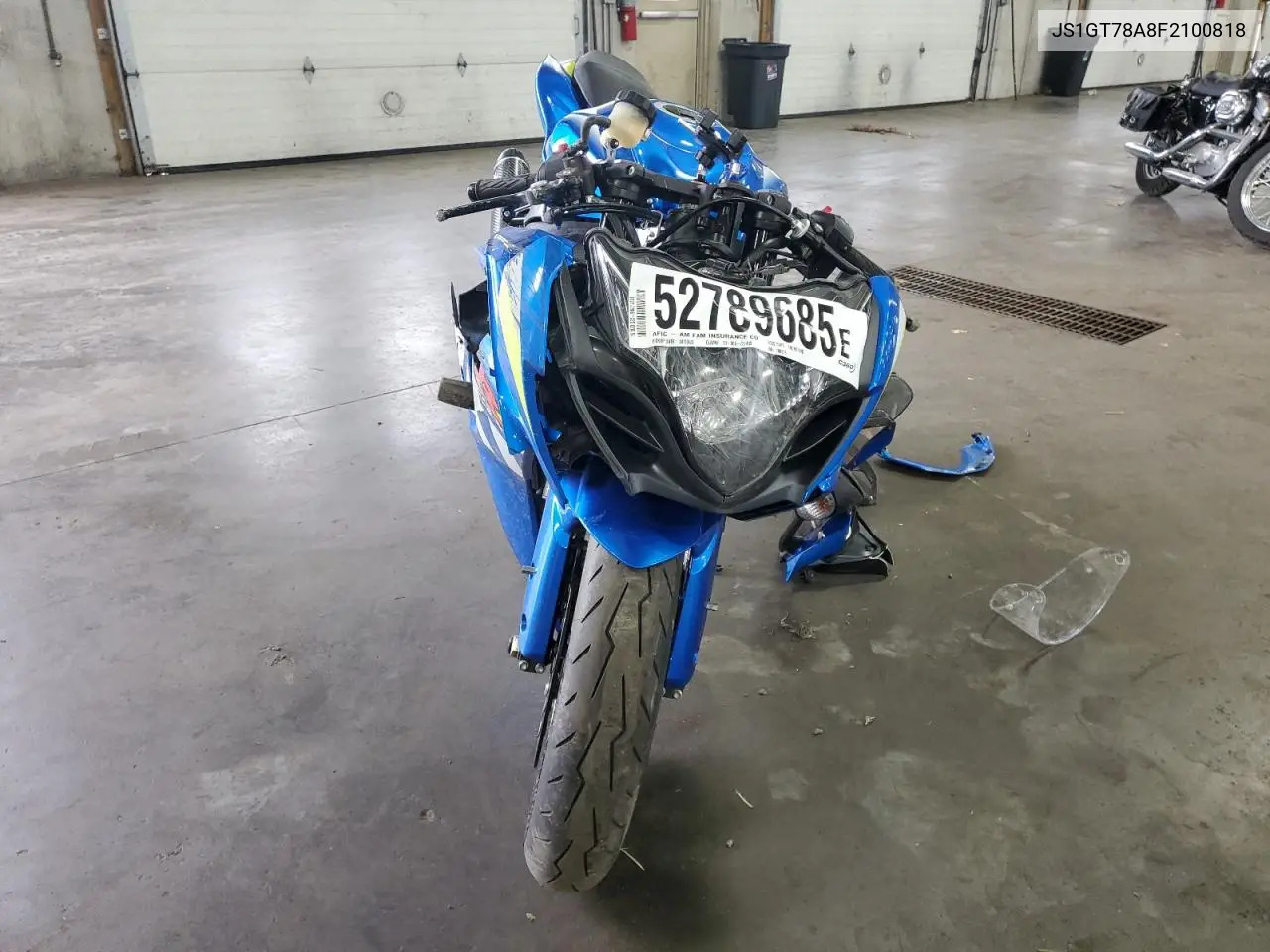2015 Suzuki Gsx-R1000 VIN: JS1GT78A8F2100818 Lot: 52789685