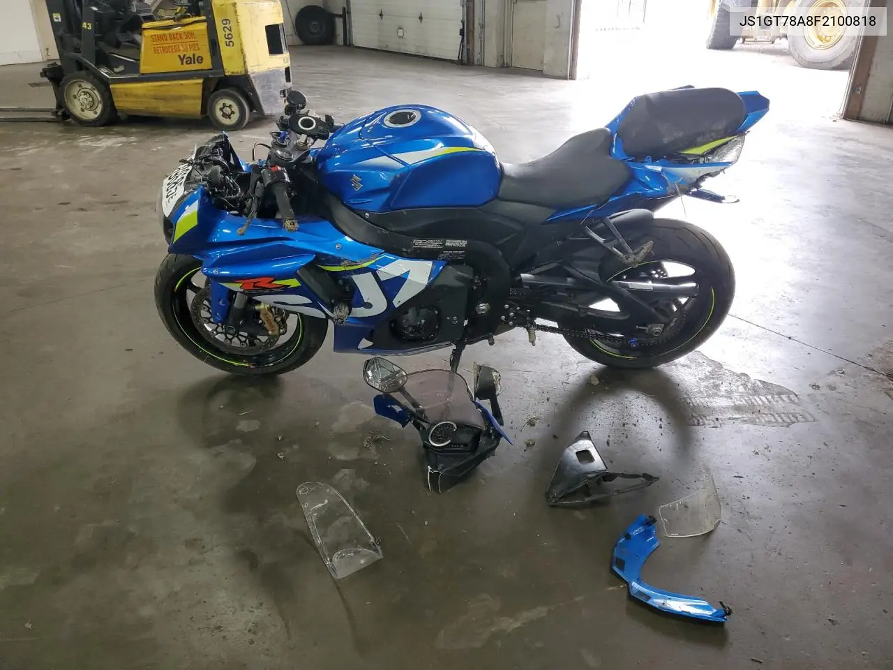 2015 Suzuki Gsx-R1000 VIN: JS1GT78A8F2100818 Lot: 52789685