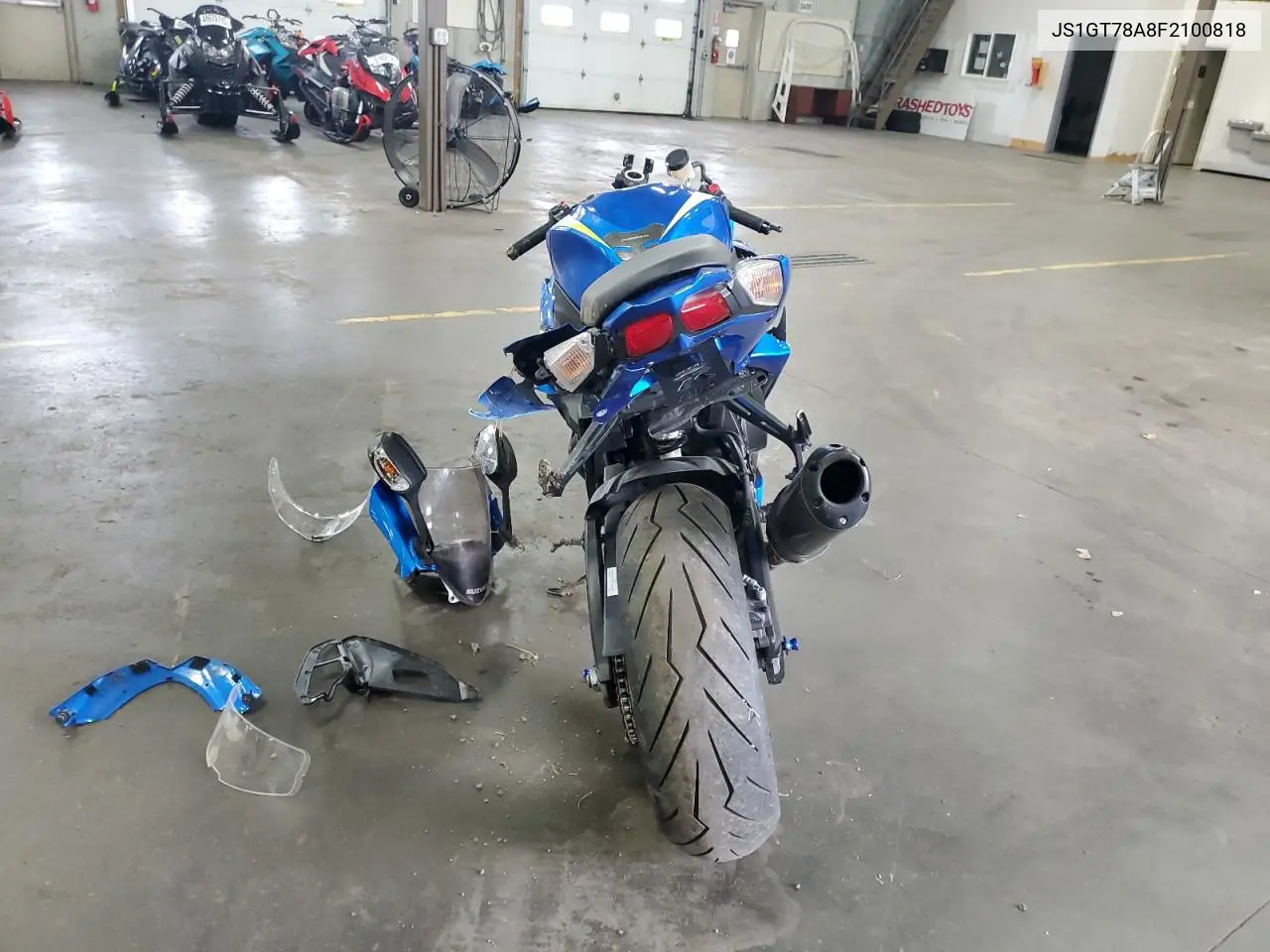 2015 Suzuki Gsx-R1000 VIN: JS1GT78A8F2100818 Lot: 52789685