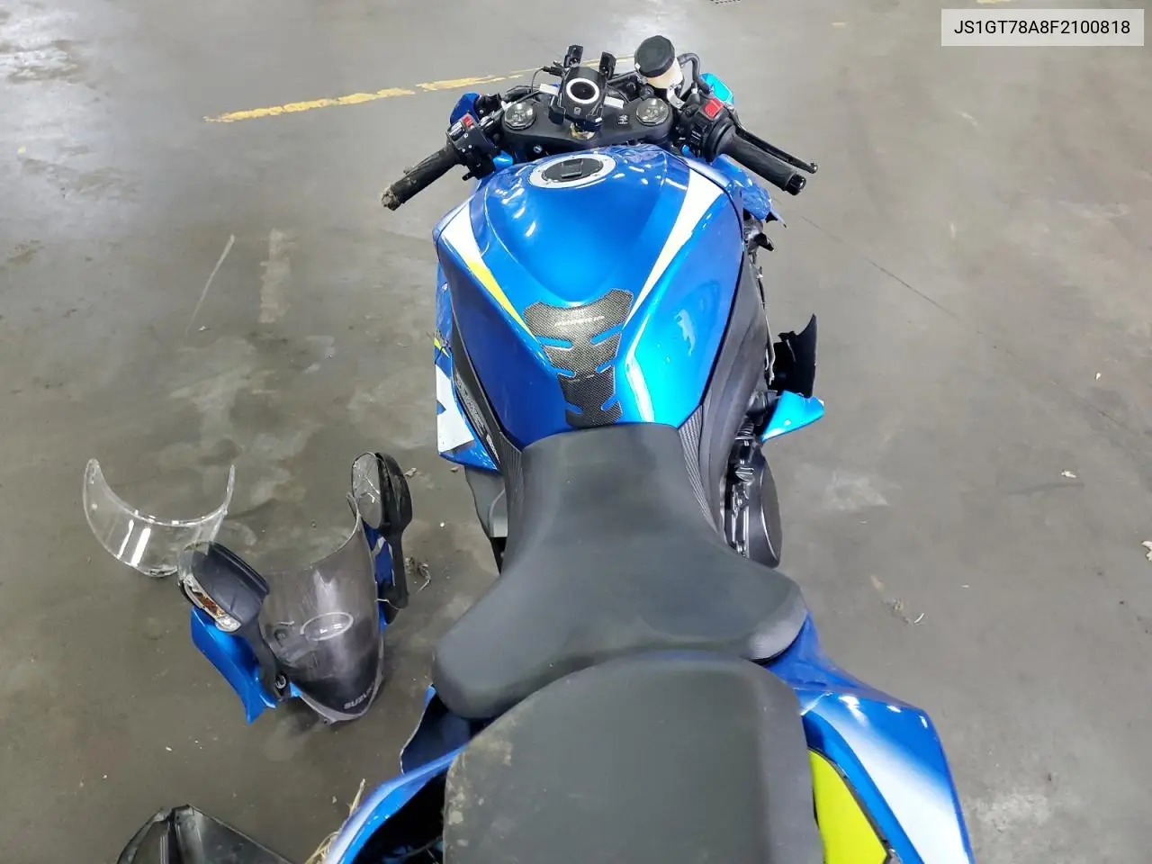 2015 Suzuki Gsx-R1000 VIN: JS1GT78A8F2100818 Lot: 52789685