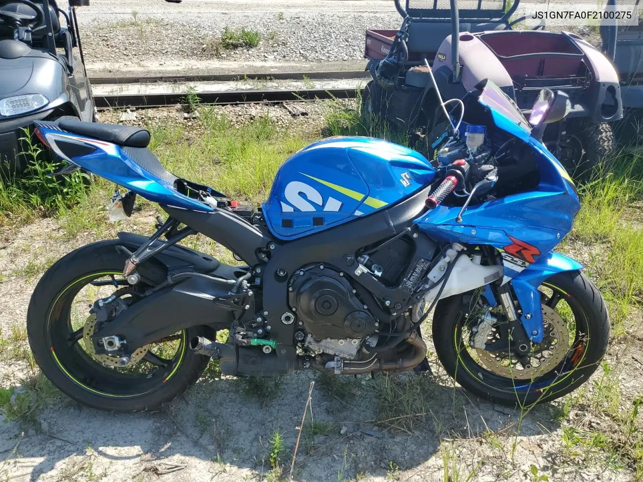 2015 Suzuki Gsx-R600 VIN: JS1GN7FA0F2100275 Lot: 62397125