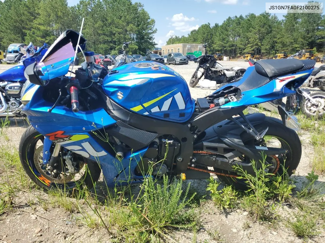 2015 Suzuki Gsx-R600 VIN: JS1GN7FA0F2100275 Lot: 62397125
