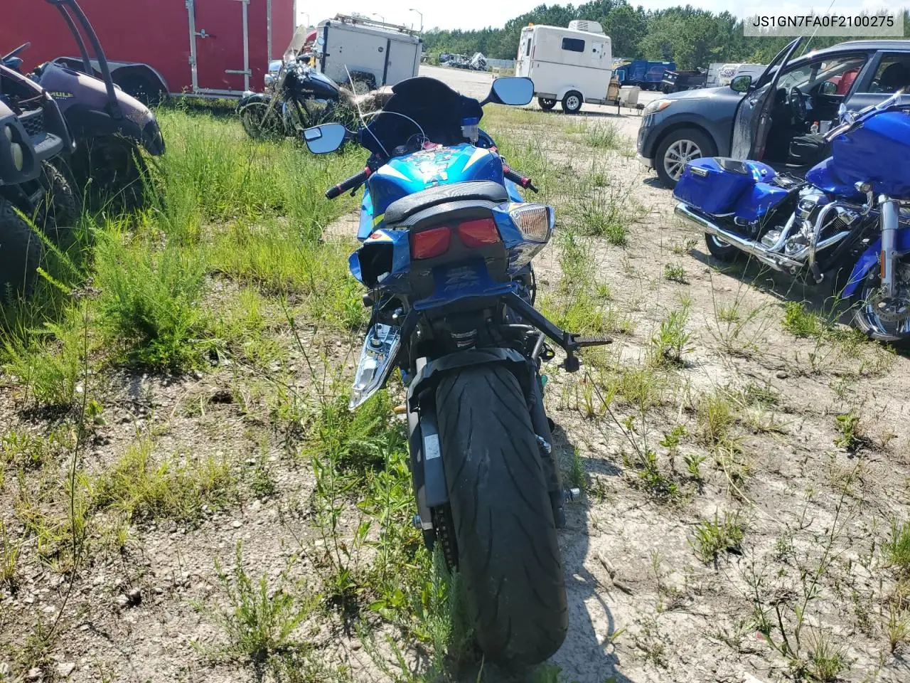 2015 Suzuki Gsx-R600 VIN: JS1GN7FA0F2100275 Lot: 62397125