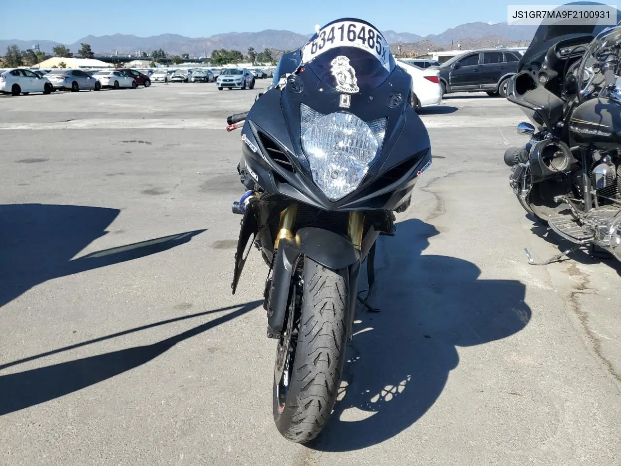 2015 Suzuki Gsx-R750 VIN: JS1GR7MA9F2100931 Lot: 63416485