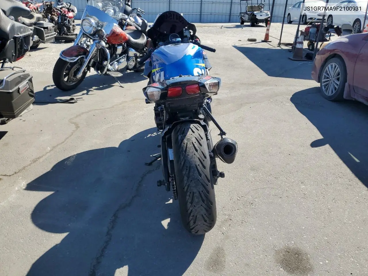 2015 Suzuki Gsx-R750 VIN: JS1GR7MA9F2100931 Lot: 63416485