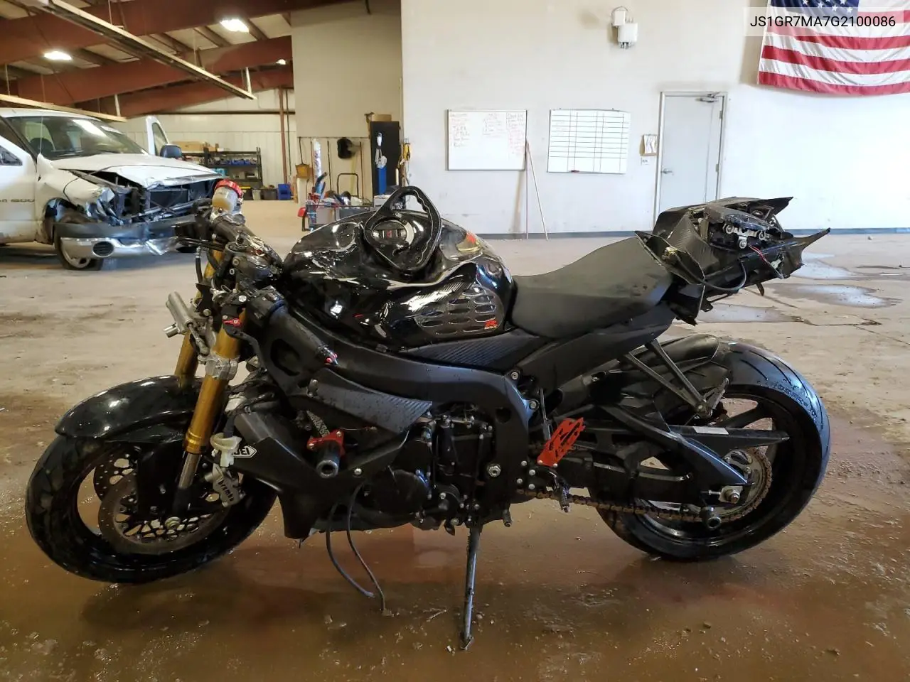 2016 Suzuki Gsx-R750 VIN: JS1GR7MA7G2100086 Lot: 53484145