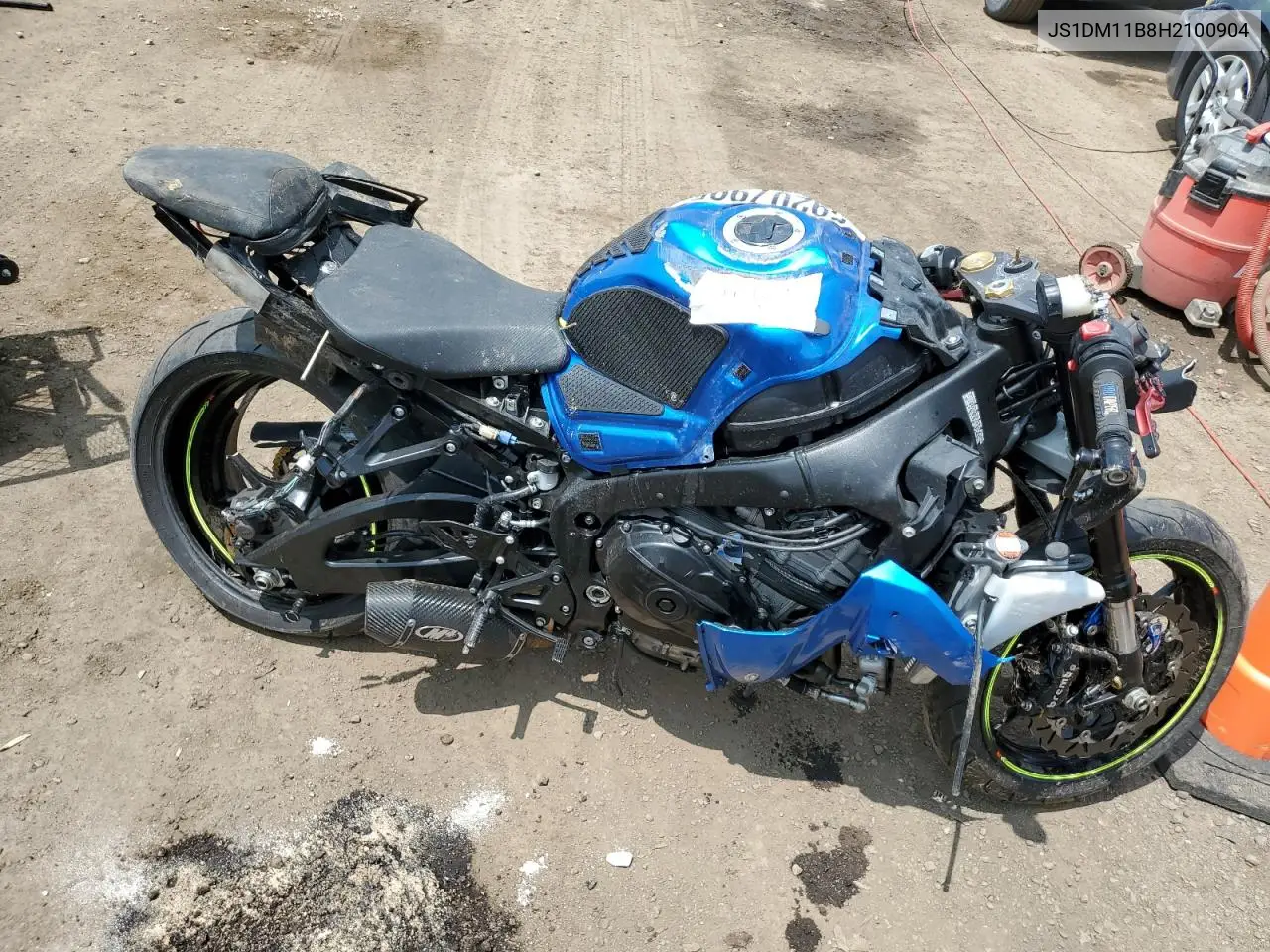 2017 Suzuki Gsx-R1000 VIN: JS1DM11B8H2100904 Lot: 59207995