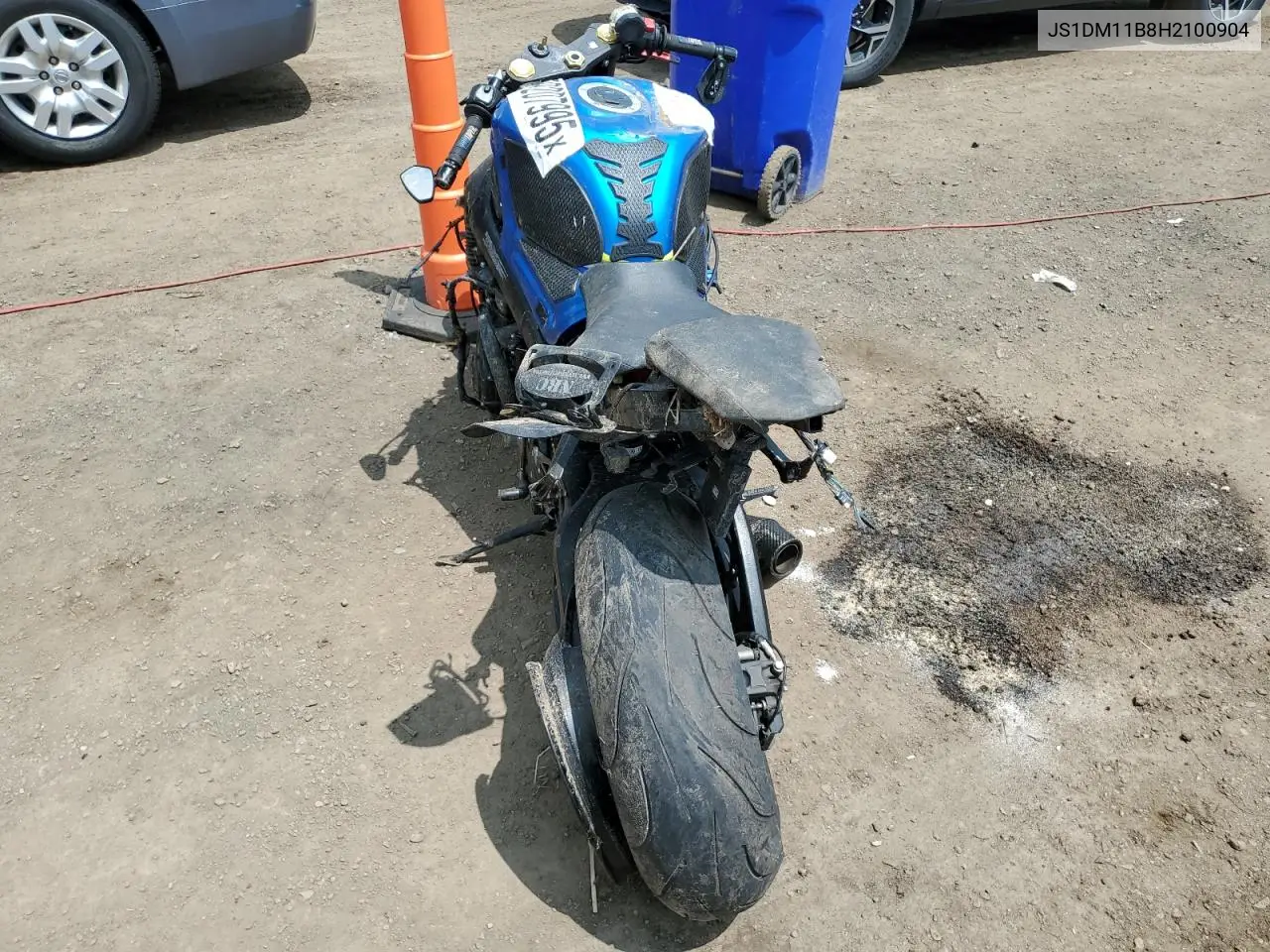 2017 Suzuki Gsx-R1000 VIN: JS1DM11B8H2100904 Lot: 59207995