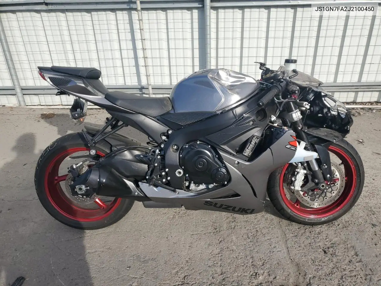 2018 Suzuki Gsx-R600 VIN: JS1GN7FA2J2100450 Lot: 54446715