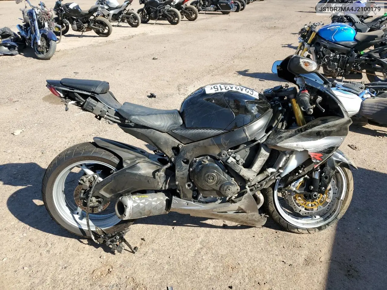 2018 Suzuki Gsx-R750 VIN: JS1GR7MA4J2100179 Lot: 62424315